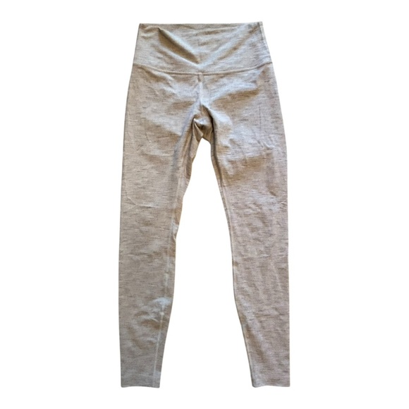 Lululemon Align Gray Striped Leggings Size 8 - Picture 3 of 6